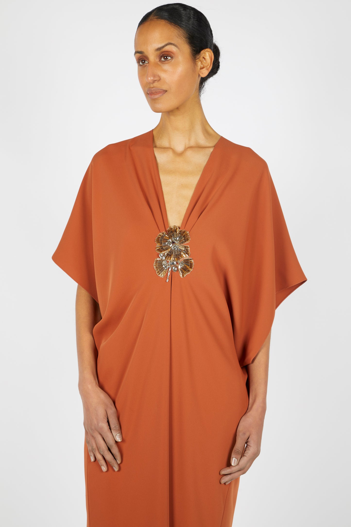 PRE-ORDER MIDI CREPE KAFTAN | OCTOBER DELIVERY