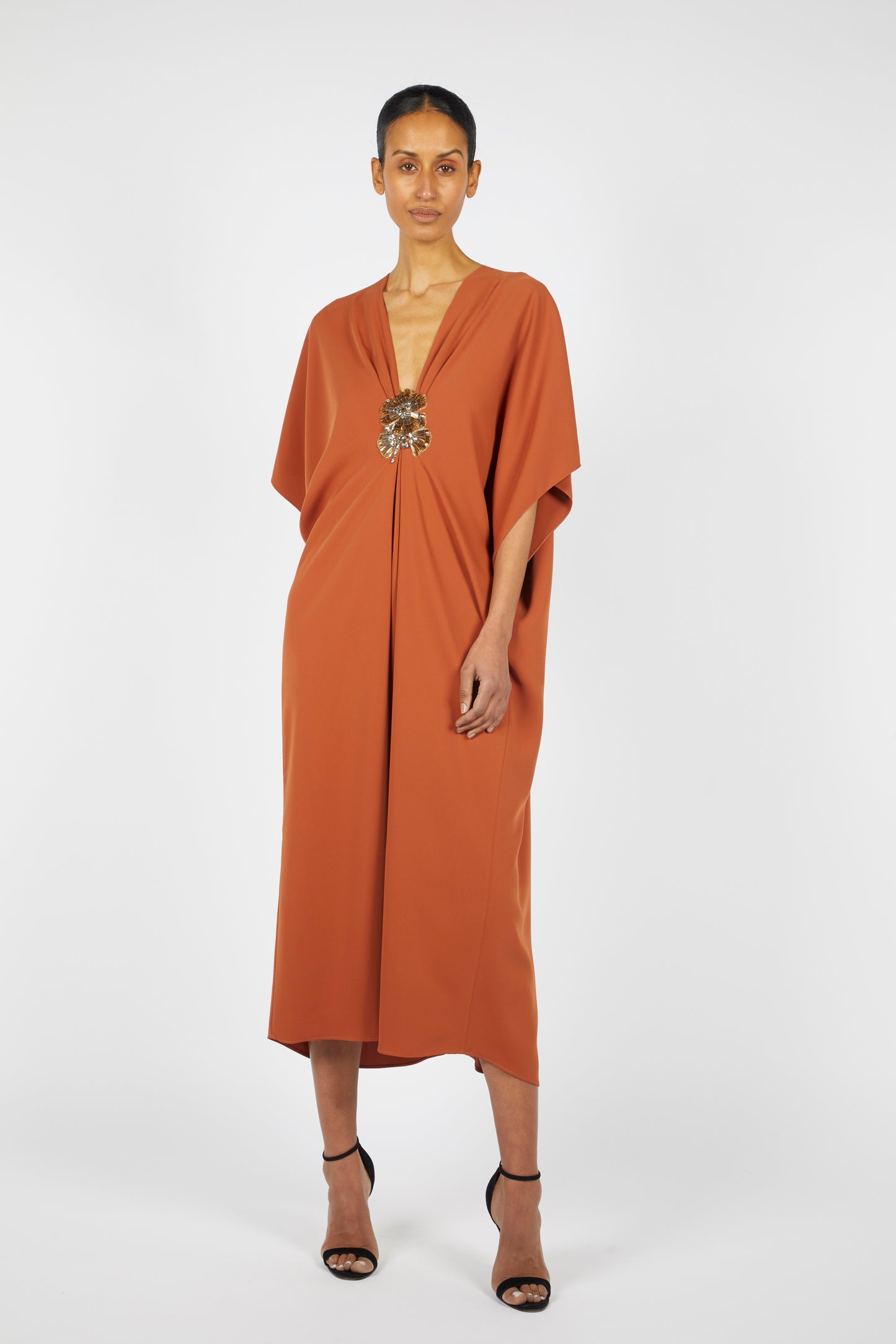 PRE-ORDER MIDI CREPE KAFTAN | OCTOBER DELIVERY