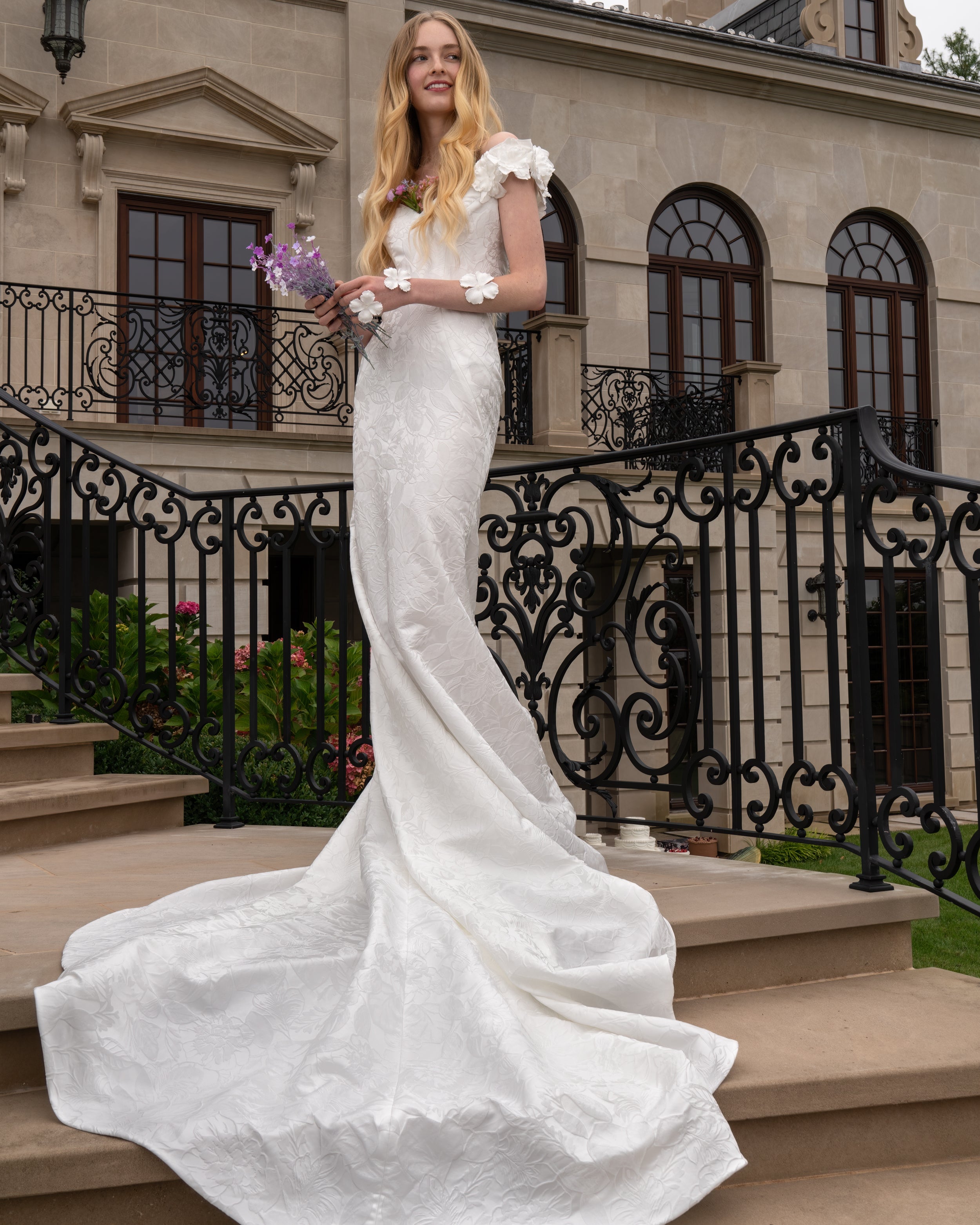 reem acra mermaid wedding dress Melody of Grace