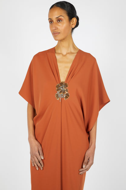 PRE-ORDER MIDI CREPE KAFTAN | OCTOBER DELIVERY