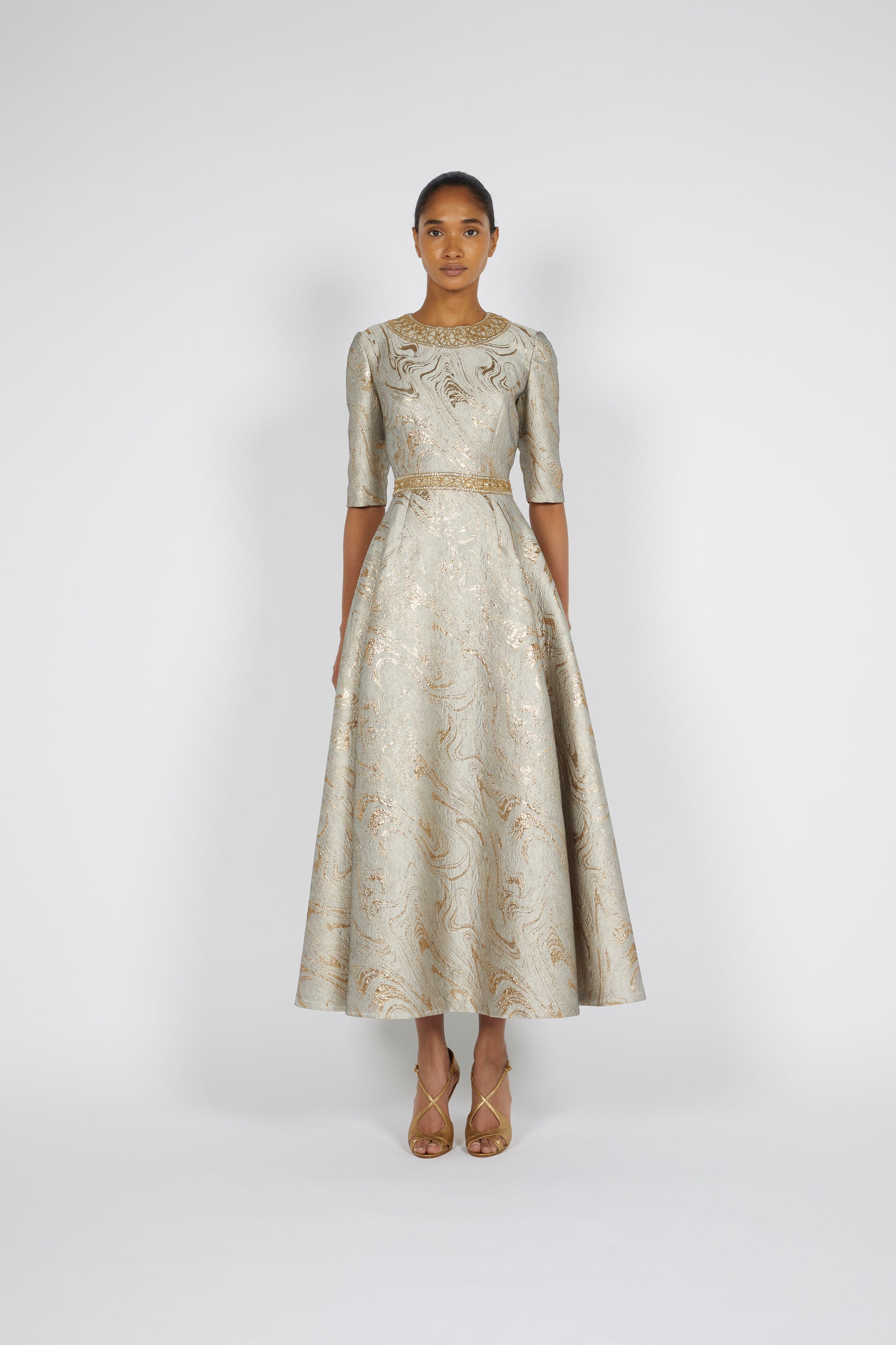 BROCADE COCKTAIL DRESS ReemAcra BROCADE COCKTAIL DRESS ReemAcra