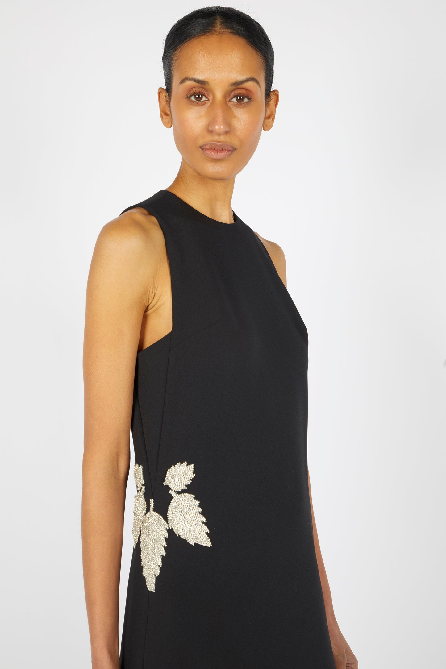 PRE-ORDER CREPE HALTER DRESS | OCTOBER DELIVERY