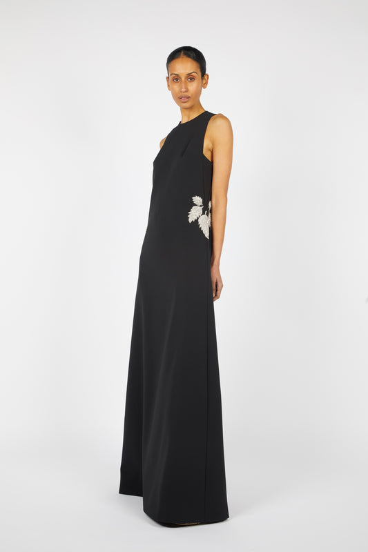 PRE-ORDER CREPE HALTER DRESS | OCTOBER DELIVERY
