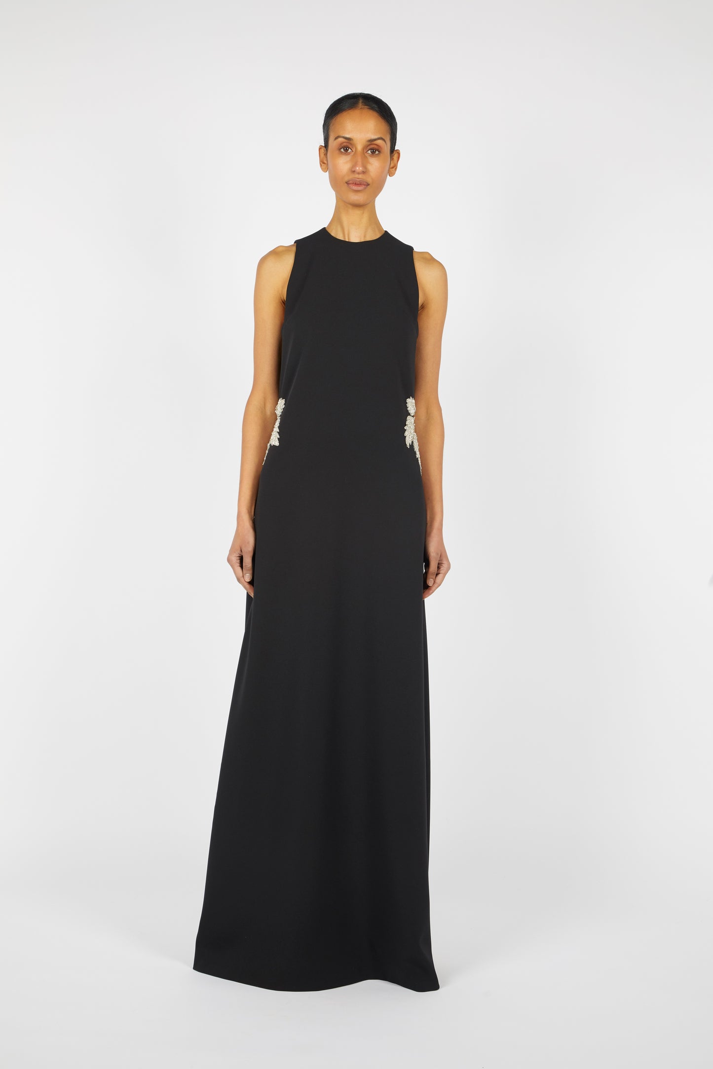 PRE-ORDER CREPE HALTER DRESS | OCTOBER DELIVERY