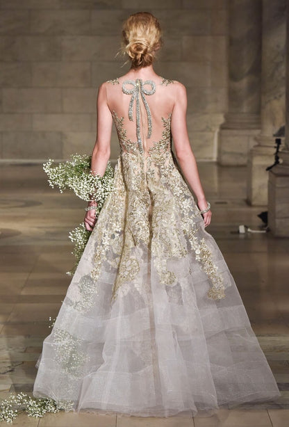 Look 23 Gold Plated | Bridal Dresses ReemAcra Look 23 Gold Plated | Bridal Dresses ReemAcra